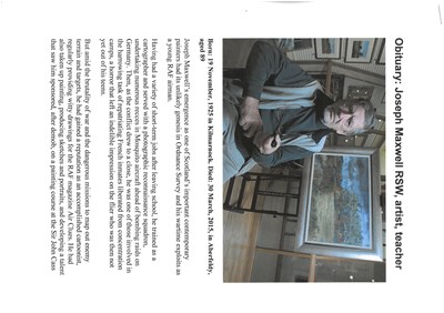 Lot 75 - Joseph Maxwell RSW 1925-2015.