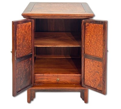 Lot 180 - Chinese Small Bedside Cabinet/Table, purportedly purchased as Huang Hauli.