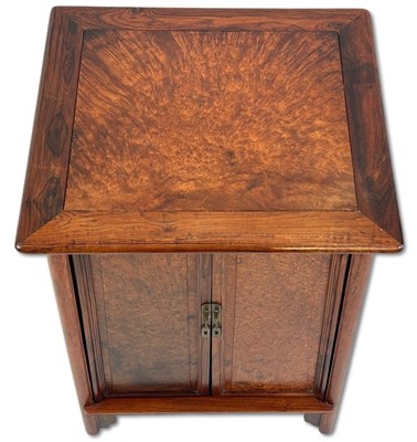 Lot 180 - Chinese Small Bedside Cabinet/Table, purportedly purchased as Huang Hauli.