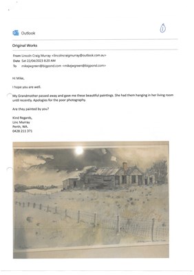 Lot 23 - Mike Green b.1941.