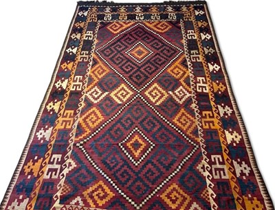 Lot 137 - Handmade Afgan Maiamana Kilim.