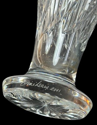 Lot 163 - Limited Edition 6/100 Jim O'Leary Waterford Celebration Collection Vase.