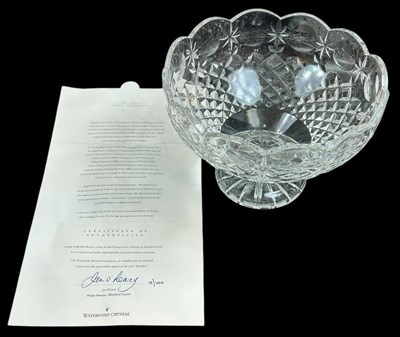 Lot 193 - Waterford Australian Heritage Collection Gem Stone Centrepiece Bowl.