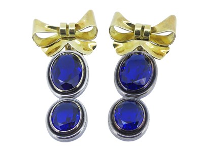 Lot 227 - Pair of Drop Earrings.