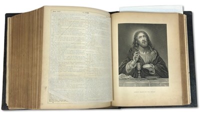 Lot 108 - 19th Century Canonical Bible by Douey & Rheims.