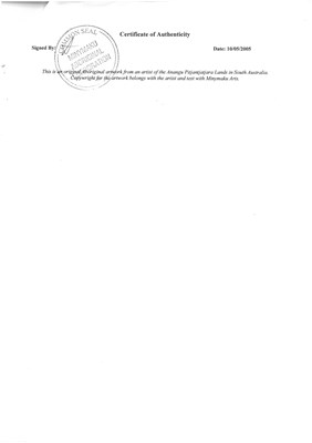 Lot 54 - Barney Wangkin b. Circa 1939.