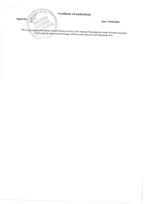 Lot 54 - Barney Wangkin b. Circa 1939.