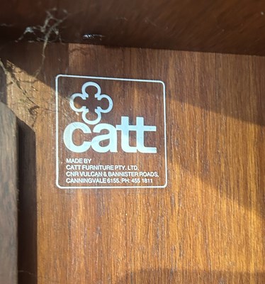 Lot 127 - Catt Furniture Writing Bureau.