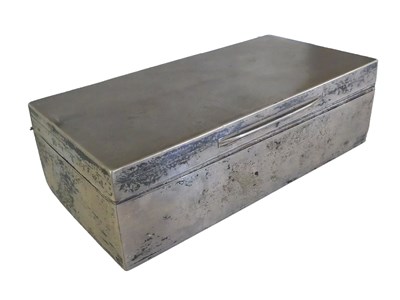 Lot 280 - Sterling Silver Cigar Box.