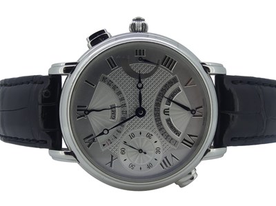 Lot 254 - Gents Maurice Lacroix GMT Retrograde Watch.