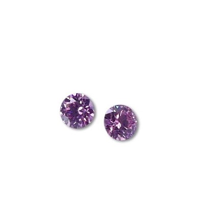 Lot 261 - A Pair of Pink Diamonds.