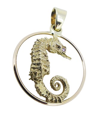 Lot 133 - Sea Horse Pendant.