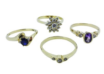 Lot 162 - A Quartet of Rings.