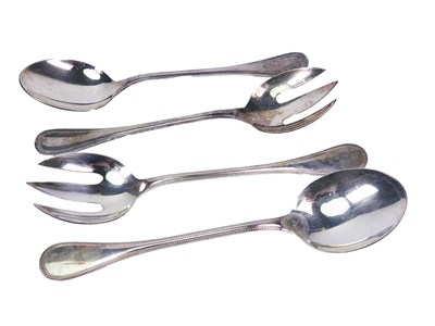Lot 277 - Two Pairs of Christofle Salad Servers.