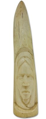 Lot 186 - Carved Elephant Ivory.