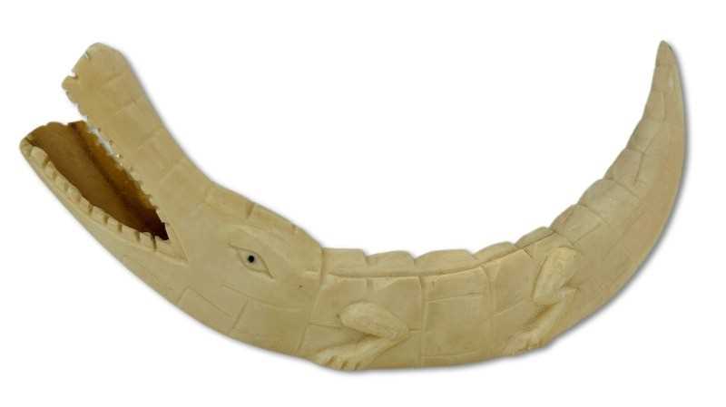 Lot 181 - Carved Boar Tusk Ivory.