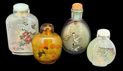 Lot 219 - A Collection of Snuff Bottles.