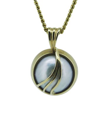 Lot 16 - Yellow Gold Chain and Pendant.