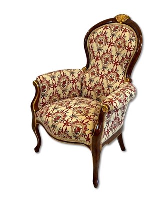Lot 140 - French Louis Philippe Style Armchair.