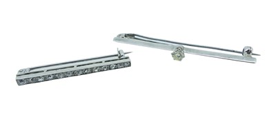 Lot 138 - Two Diamond Brooch.