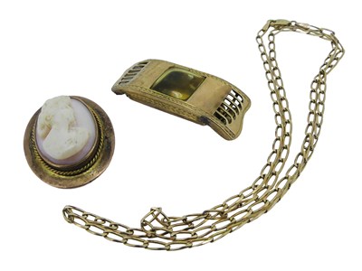 Lot 67 - Collection of Yellow Gold Items.