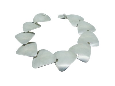Lot 58 - Sterling Silver Free-Form Bracelet.
