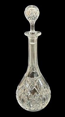 Lot 199 - A Small Glass Crystal Decanter.