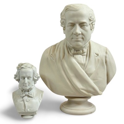 Lot 160 - W.H. Goss Bust & Accomplice.