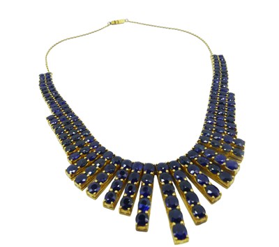 Lot 209 - Fabulous Sapphire Necklace.