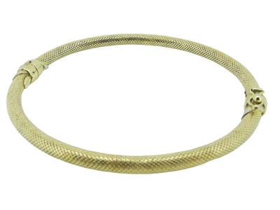 Lot 200 - Mesh Finish Bangle.