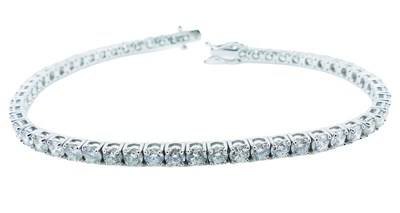 Lot 142 - Diamond Tennis Bracelet.