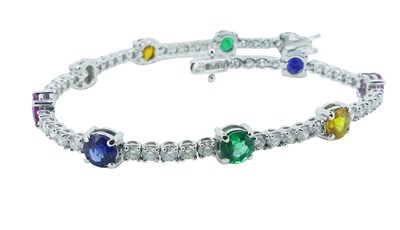 Lot 193 - Multi Colour Bracelet.