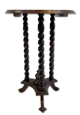 Lot 144 - Antique Round Mahogany Side Table.