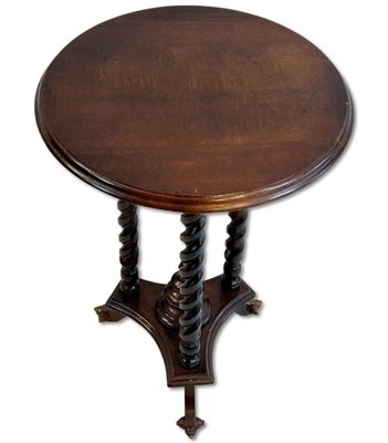 Lot 144 - Antique Round Mahogany Side Table.