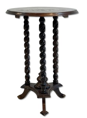 Lot 144 - Antique Round Mahogany Side Table.