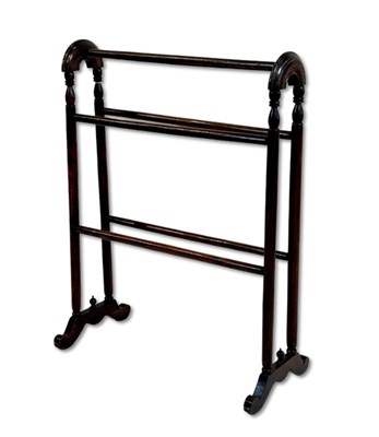 Lot 138 - Antique Mahogany Towel Rail.