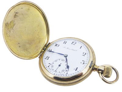 Lot 252 - Gold Plate Pocket Watch.