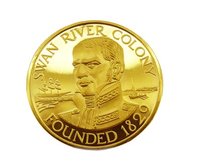 Lot 117 - A 1979 Fine Gold Commemorative Medallion.