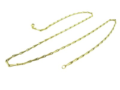 Lot 55 - Unique Yellow Gold Chain.