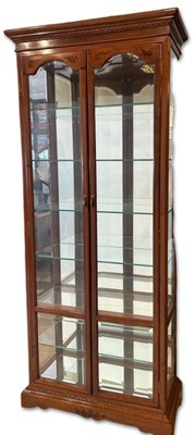 Lot 126 - Rosewood Curio Display Cabinet.