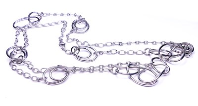 Lot 295 - Large Silver Chain.