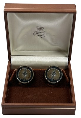 Lot 246 - Georg Jensen Silver Cufflinks.