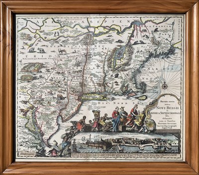 Lot 80 - Antique Map of North East America.