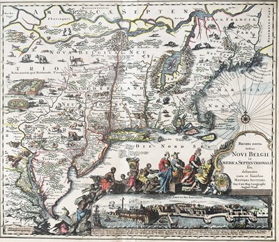 Lot 80 - Antique Map of North East America.