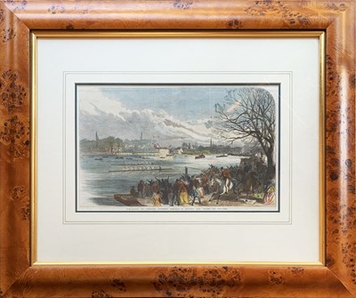 Lot 92 - Two Sport Etchings in Walnut Frames.