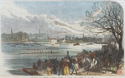 Lot 92 - Two Sport Etchings in Walnut Frames.