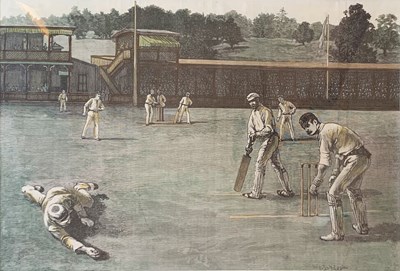 Lot 92 - Two Sport Etchings in Walnut Frames.