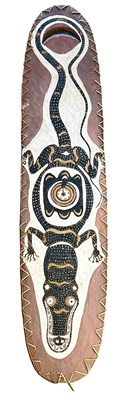 Lot 125 - Crocodile Papua New Guinea Shield Large.