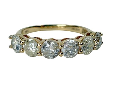 Lot 226 - 14ct Yellow Gold Diamond Eternity Ring.