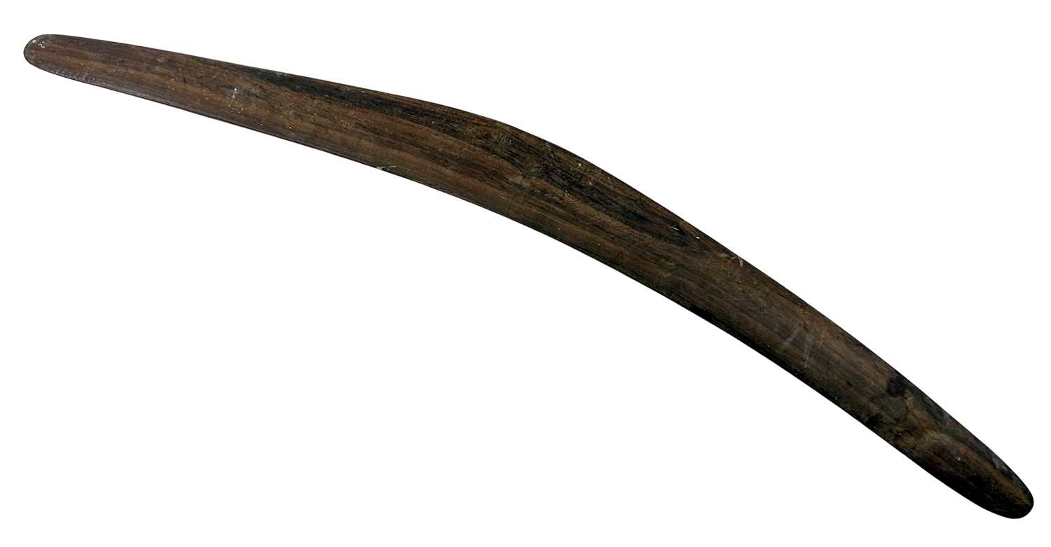 Lot 11 - Decorated Boomerang.